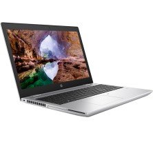 ProBook 650 G4 abierto hacia la izquierda, teclado con bloque numérico