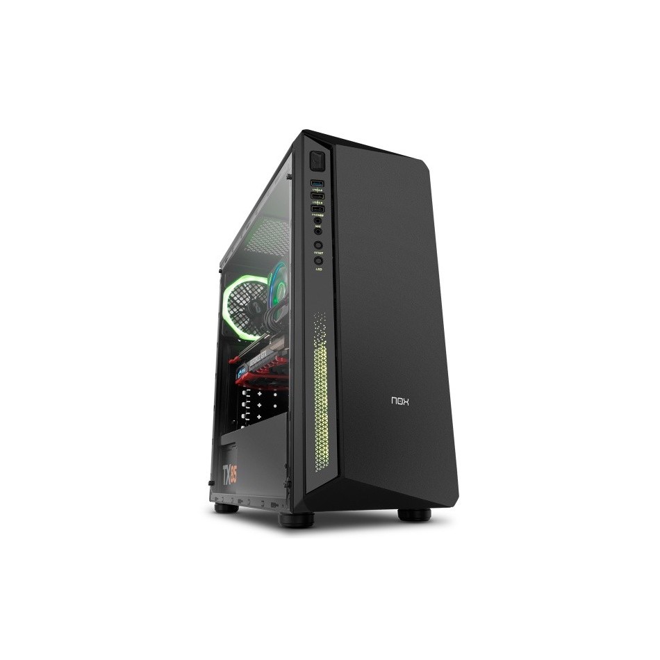 Nox Infinity Atom RGB Cristal Templado - Caja/Torre Nox Infinity Atom RGB Cristal Templado - Caja/Torre