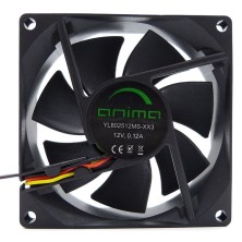 Ventilador Tacens Anima AF8 | 8 cm | Negro