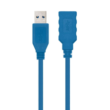 CABLE ALARGADOR USB3.0 NANOCABLE 10.01.0902 BL   CONECTORES A MACHO / A HEMBRA    2 METROS