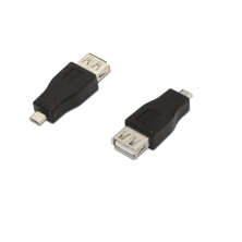 ADAPTADOR USB NANOCABLE 10.02.0004   CONECTOR A HEMBRA / MICROUSB MACHO