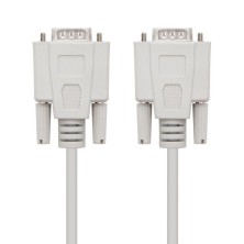 CABLE SERIE RS232 NANOCABLE 10.14.0102   CONECTORES TIPO DB9/M DB9/M   1.8M   BEIGE