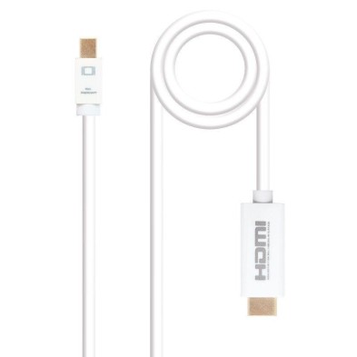 CABLE MINI DISPLAYPORT A HDMI NANOCABLE 10.15.4002   MINI DISPLAYPORT/MACHO   HDMI/MACHO   2 MS   BLANCO