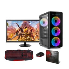 PC Gaming - MEDIANO - AMD AM4 Ryzen 5 2600 | 16GB DDR4 | 1TB + 240 SSD | VGA GTX 1650 | Monitor 24