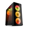 PC Gaming - AMD AM4 Ryzen 5 2600 | 32GB DDR4 | 1TB + 240 SSD | VGA GTX 1650 4GB | VENTILADORES CON LUCES NEON NARANJAS