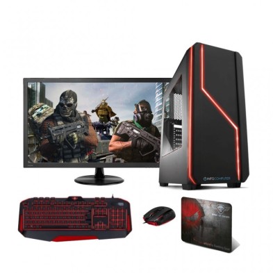 PC Gaming INTEL I3 9100 (9º) 3.6 Ghz | 8GB DDR4 2666|  240 SSD | MONITOR 24