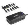 CARGADOR DE PORTATIL | TOOQ | TQLC-90BS02M | 90W | 12 CONECTORES | NEGRO