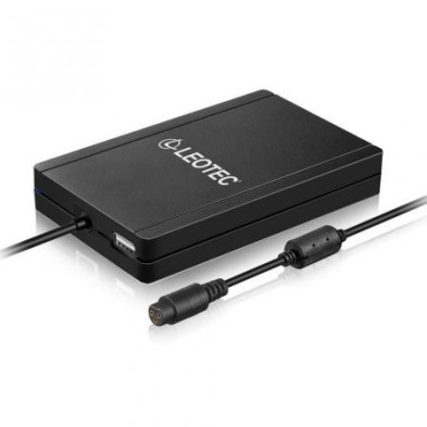 CARGADOR PARA PORTATIL | LEOTEC | ULTRASLIM | 90W | AUTOMÁTICO | 12 CONECTORES | NEGRO