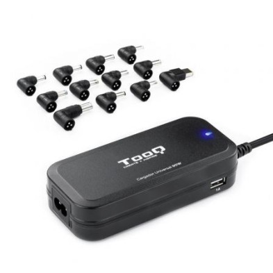 CARGADOR DE PORTATIL | TOOQ | TQLC-90BS02AT | 90W | AUTOMATICO | 12 CONECTORES | NEGRO