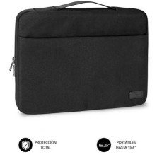 Maletin subblim elegant laptop sleeve hasta 15.6' negro