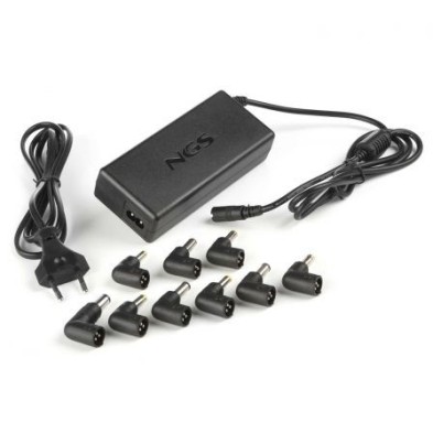 CARGADOR NGS | W-90W | 90W | AUTOMATICO | 9 CONECTORES | NEGRO
