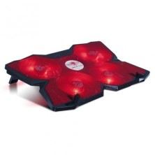 Soporte refrigerante spirit of gamer airblade 500 rojo para portatiles hasta 17.3' iluminacion led