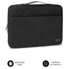 Maletin subblim elegant laptop sleeve para portatiles hasta 14' negro