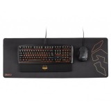 ALFOMBRILLA GAMING| KROM KNOUT XL | ESTAMPADO | SET GAMING | NARANJA