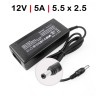 CARGADOR 12V 5A 60W 5.5x2.5 MM