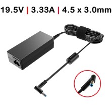 CARGADOR PARA PORTÁTIL | HP | 65 W | ENVY | 14 SERIES | PAVILION | 15 SERIES| DELL | NEGRO