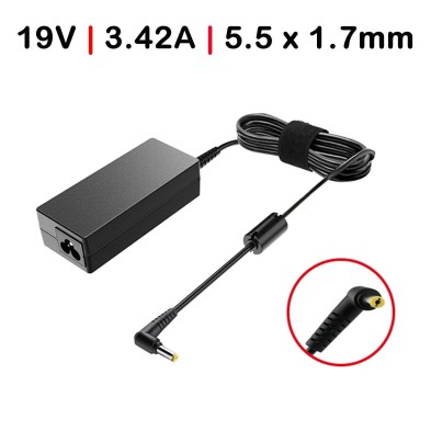 CARGADOR PARA ACER | ASPIRE | 65 W | 5315 | 5738 | 5720 | 5520 | 5220 | 5310 | NEGRO