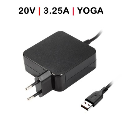 CARGADOR PARA LENOVO | 65 W | YOGA 4 | YOGA 700 | YOGA 900 | NEGRO