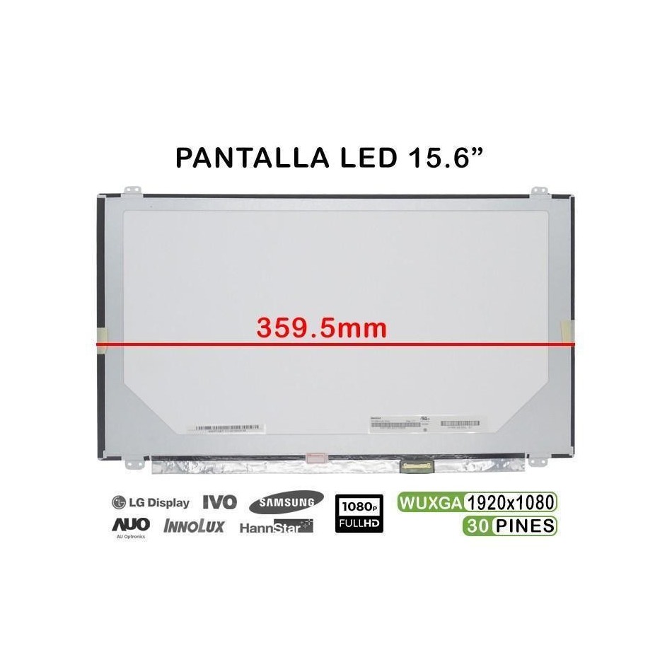 Comprar PANTALLA DE 15.6" PARA PORTATIL N156HHE-GA1 B156HAN01.1 N156HGE-EAB