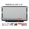 PANTALLA LED DE 11.6" PARA PORTATIL B116XTN02.1 N116BGE-EA2 B116XTN01.0
