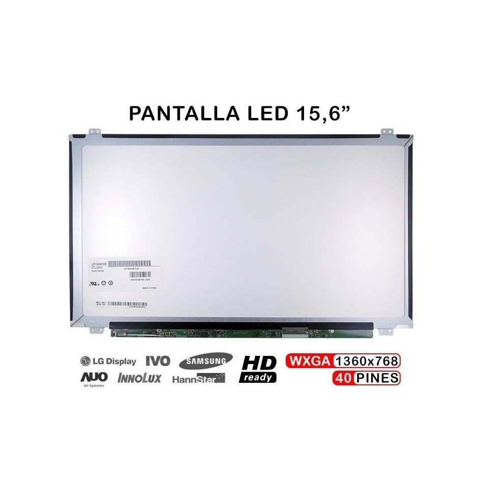 Comprar PANTALLA LED DE 15.6" PARA PORTATIL B156XTN03.2 LNT156AT35 B156XTN03.
