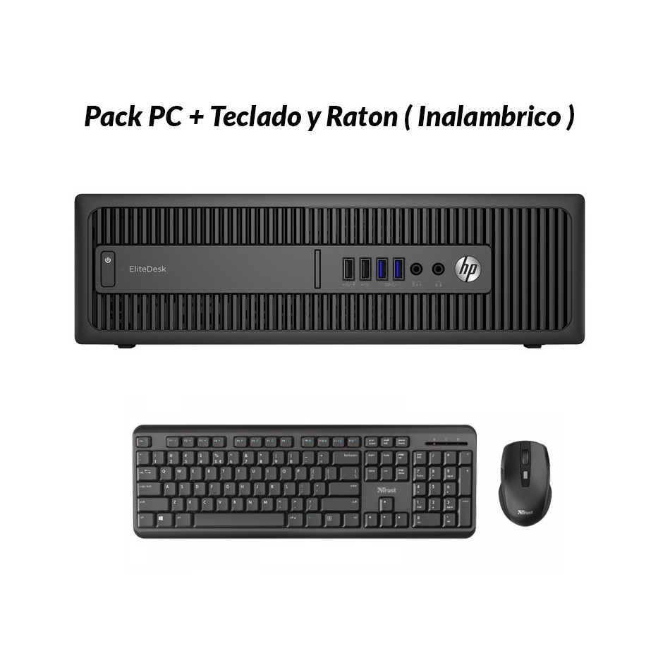 HP EliteDesk 800 G2 Mini, Core i5-6500, 8 Go RAM, 256 Go SSD, Sans clavier, WiFi, Win 11 Pro - Reconditionné - Excellent état - Informatique