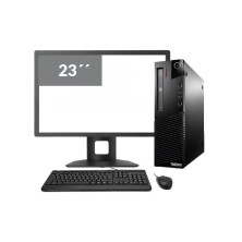 Lenovo ThinkCentre M93P SFF Core i7 4770 3.4 GHz | 16GB DDR3 | 320 HDD | WIN 10 PRO | LCD 23"
