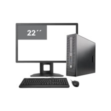 Conoce el HP EliteDesk 800 G1 SFF i5 un equipo completo con monitor de 22"