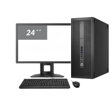 HP EliteDesk 800 G2 TORRE Intel Core i5 6500 3.2GHz | 8 GB | 480 SSD | WIFI | WIN 10 PRO | LCD 24"