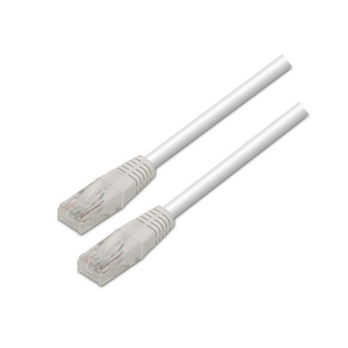 CABLE DE RED LATIGUILLO AISENS | RJ45 | CAT.6 | UTP | AWG24 | BLANCO | 0.5M