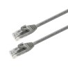 AISENS - CABLE DE RED LATIGUILLO RJ45 LSZH CAT.6A 500 MHZ UTP AWG24, GRIS, 5.0M