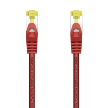 CABLE DE RED | AISENS | LATIGUILLO | RJ45 | CAT.7 | 600 MHZ | S/FTP | ROJO | 0.5M