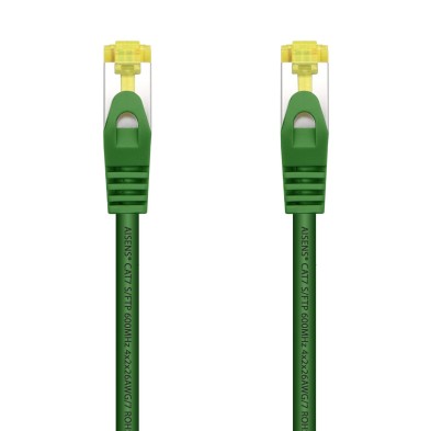 CABLE DE RED | AISENS | LATIGUILLO | RJ45 | CAT.7 | 600 MHZ | AWG26| VERDE | 25CM