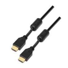 AISENS - CABLE HDMI ALTA VELOCIDAD / HEC CON FERRITA, A/M-A/M, NEGRO, 5.0M