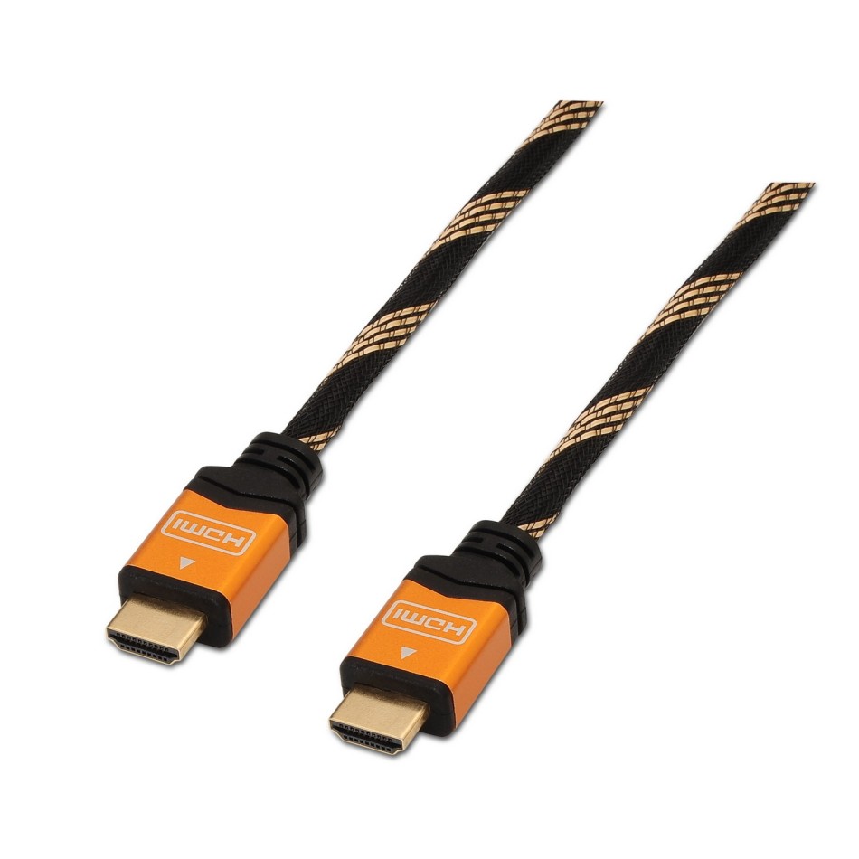 Cable HDMI V1.4 Alta Velocidad 14+1 CCS, A/M-A/M, Negro, 3.0M - AISENS®