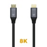 Cable HDMI 2.1 AISENS | HDMI Tipo A/M - HDMI Tipo A/M | Gris, Negro | 1 M