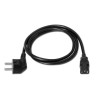 AISENS | CABLE DE ALIMENTACION | CPU | 1.5M | NEGRO