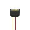 Cable Alimentación Aisens | SATA/M-2XSATA/H | 20 CM