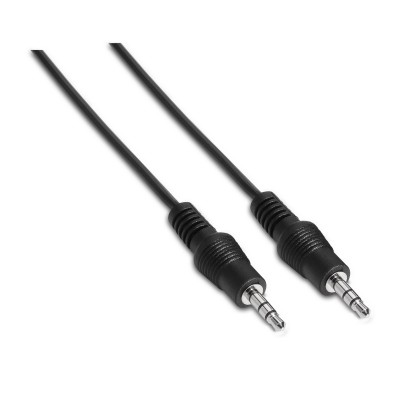 Cable de audio Jack 3.5 mm AISENS | 0.3 m | Negro