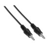 Cable de audio Jack 3.5 mm AISENS | 0.3 m | Negro