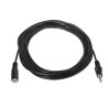 Cable de Audio Estéreo AISENS | 3.5/M x 3.5/H | 1.5 M | Negro