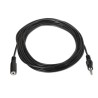 Cable de Audio Estéreo AISENS | 3.5/M - 3.5/H | Negro | 3 M