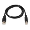 AISENS - CABLE USB 2.0 IMPRESORA, TIPO A/M-B/M, NEGRO, 4.5M