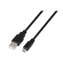 AISENS | CABLE USB 2.0 | USB A | MICRO USB B| NEGRO | 1.8M