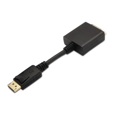 CONVERSOR | AISENS | DISPLAYPORT - DVI | SINGLE LINK | NEGRO | 15CM