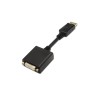 CONVERSOR | AISENS | DISPLAYPORT - DVI | SINGLE LINK | NEGRO | 15CM