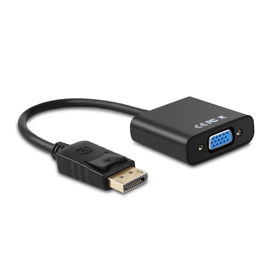 Cable 1.8m Adaptador DisplayPort a VGA - Conversores DisplayPort