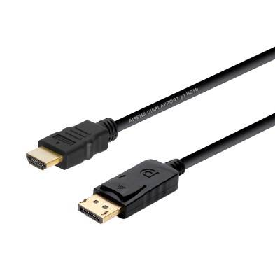 Cable Conversor AISENS | DisplayPort/M - HDMI/M | Negro | 2 M
