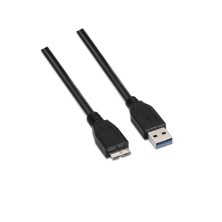 CABLE USB 3.0 | AISENS | DISPOSITIVOS | USB A - MICRO USB B | NEGRO | 1.0M