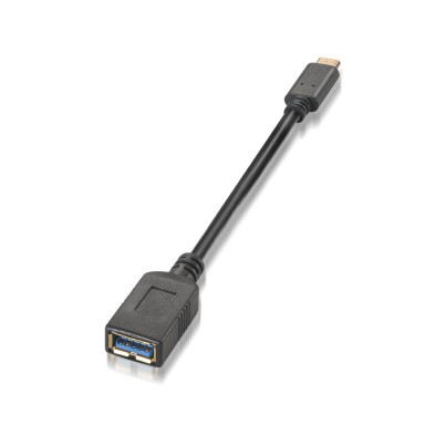 CABLE USB | 3.1 GEN1 | AISENS | 5GBPS | USB C - USB A | NEGRO | 15CM